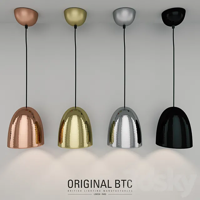 BTC Stanley Pendant Light 3D Model BTC Stanley Pendant Light 3D Model