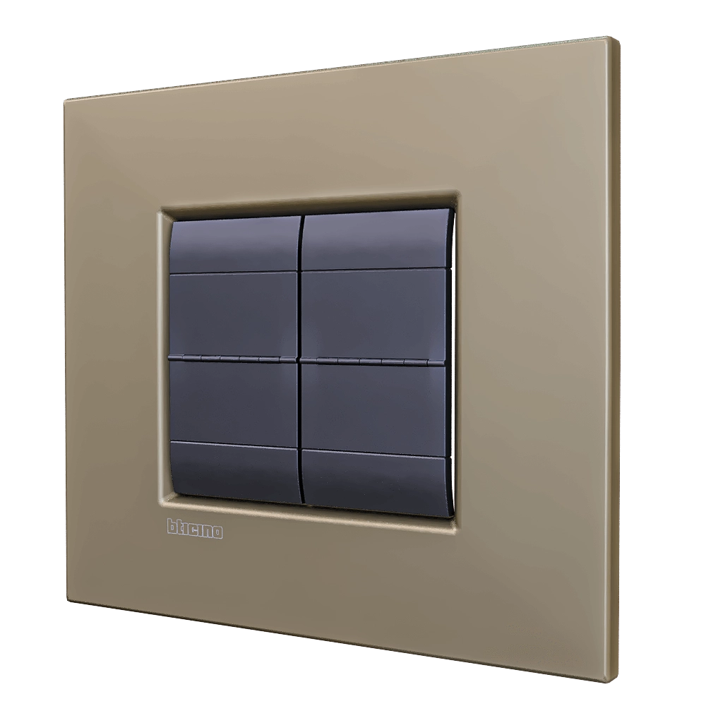 Bticino – Living light Air 2 modules rectangular 3D Model