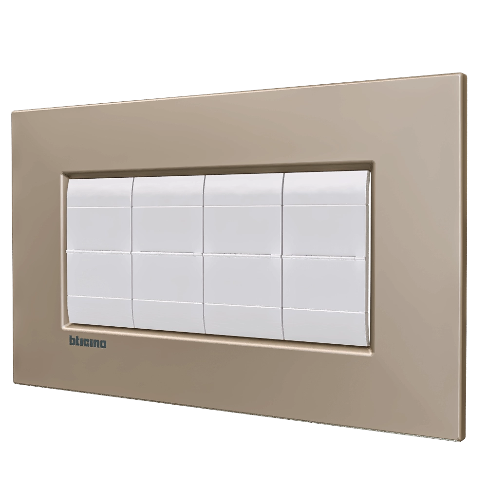 Bticino – Living light Air 4 modules rectangular 3D Model