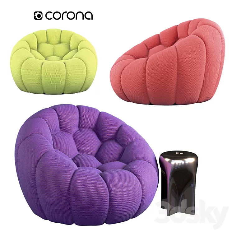 Bubble Armchair 3D Model