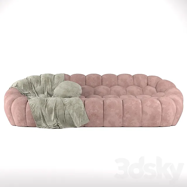 BUBBLE CUIR SOFA ROCHE BOBOIS 3DModel