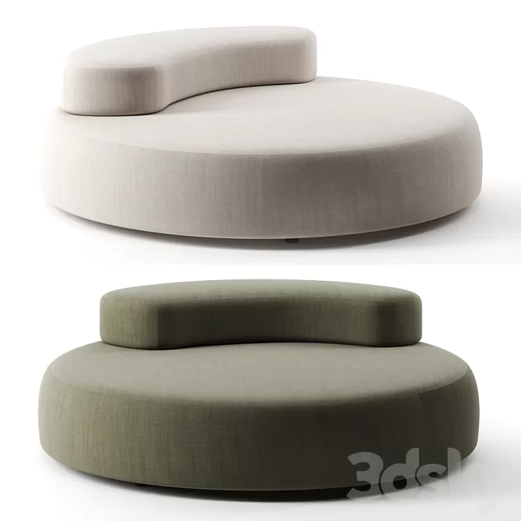 Bubble Rock sofa by Living Divani 3D Model Bubble Rock sofa by Living Divani 3D Model
