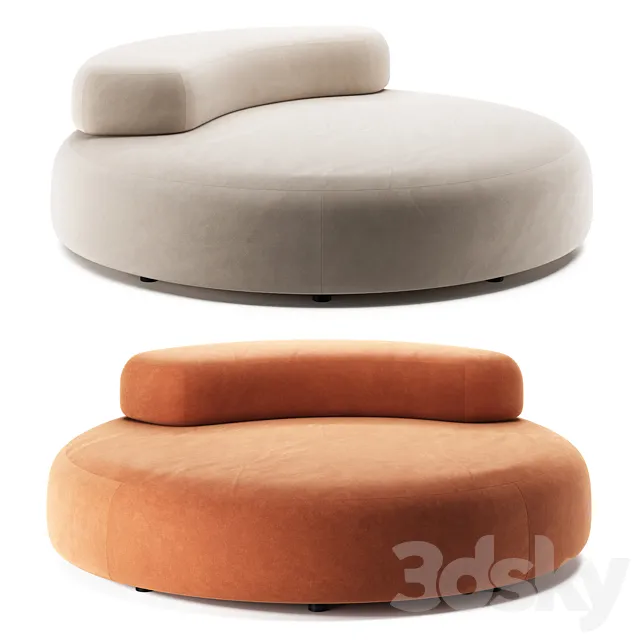BUBBLE ROCK | Sofa By Living Divani 3D Model BUBBLE ROCK | Sofa By Living Divani 3D Model
