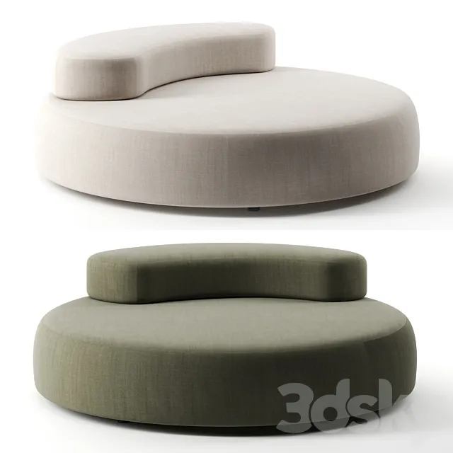 Bubble Rock sofa by Living Divani 3DModel