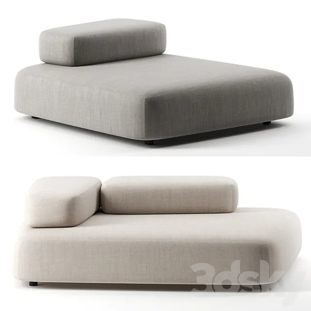 Bubble Rock sofa by Living Divani 3DModel