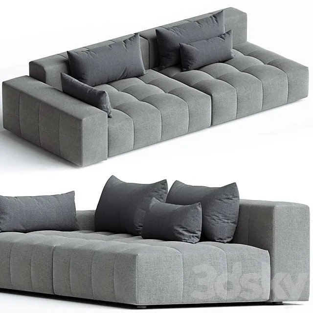 Bubble Soft 270x120cm modular sofa 3D Model