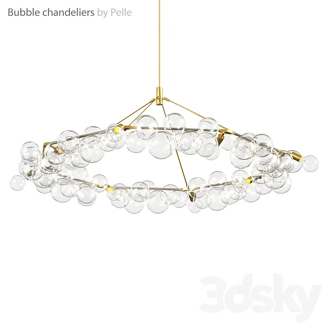 Bubbles chandeliers by Pelle 3DModel Bubbles chandeliers by Pelle 3DModel
