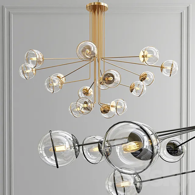 Bubbles Pendant OBB413 3D Model