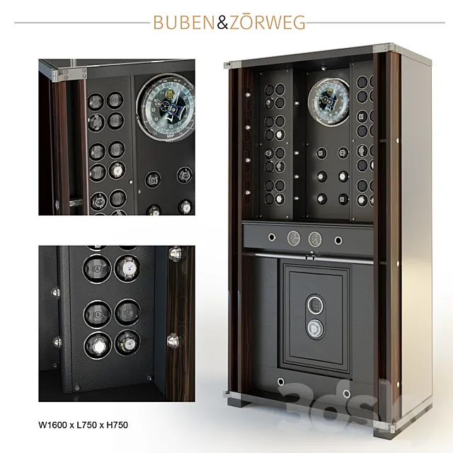 Buben & Zorweg Solitaire Tourbillon 3D Model Buben & Zorweg Solitaire Tourbillon 3D Model