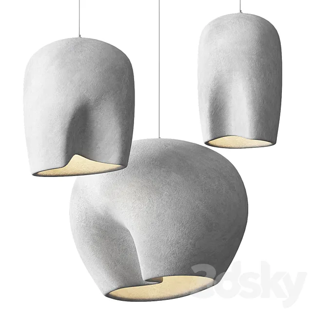 Bucket Pendant Lamp 3D Model Bucket Pendant Lamp 3D Model
