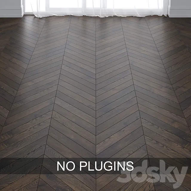 Buckingham Parquet by FB Hout in 3 types 3D Model