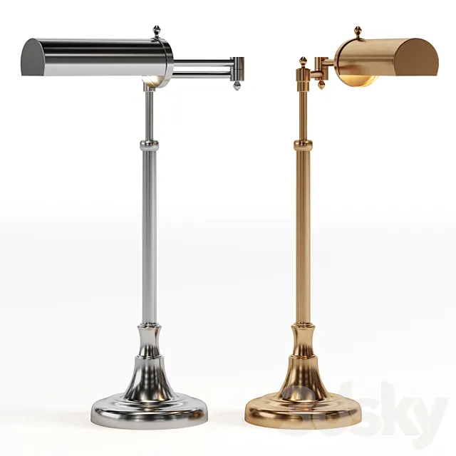 Buckingham Trough Table Lamp 3D Model Buckingham Trough Table Lamp 3D Model