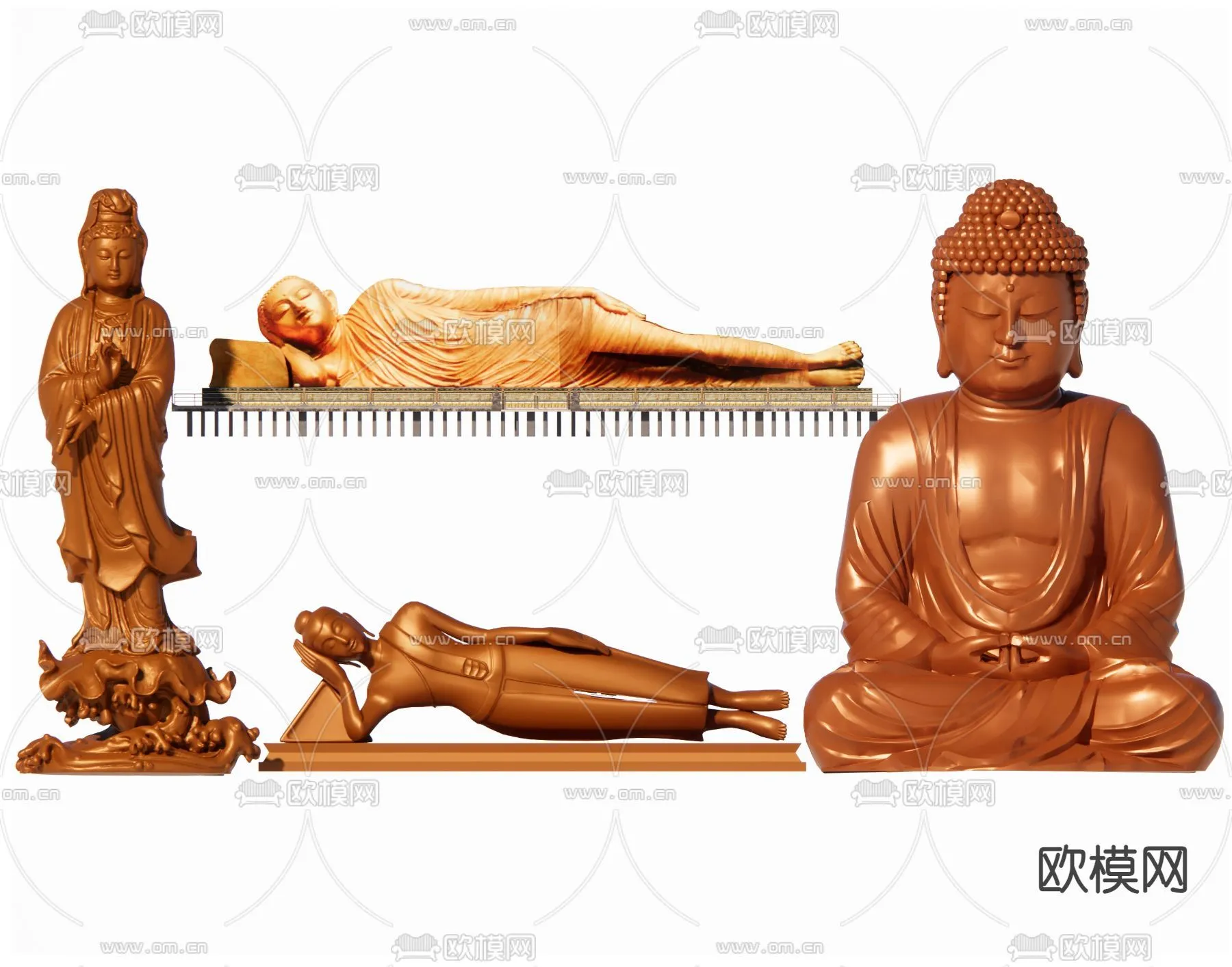 Buddha 3D Model for Decoration – Interior Design – 016 Buddha 3D Model for Decoration – Interior Design – 016