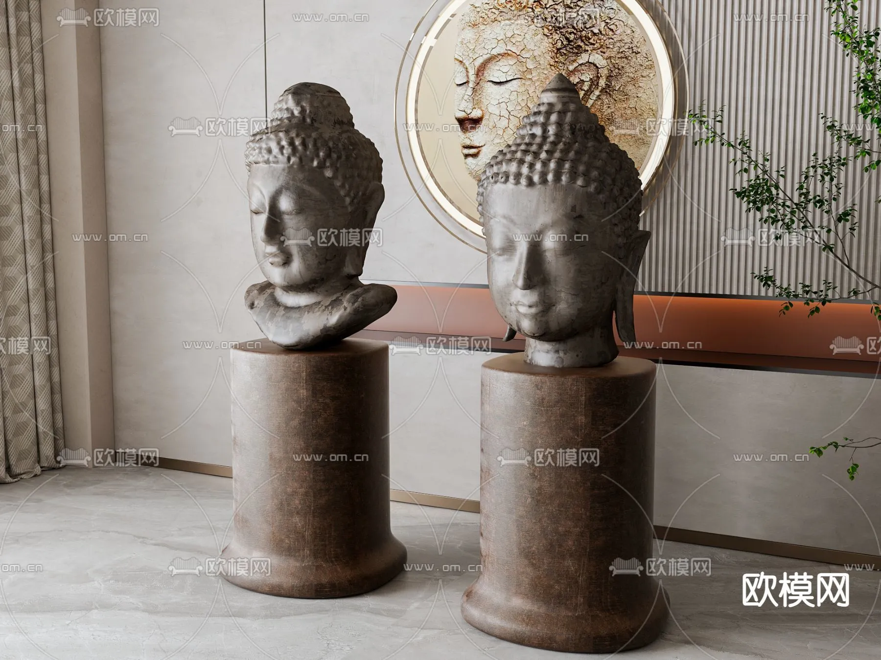 Buddha 3D Model for Decoration – Interior Design – 020 Buddha 3D Model for Decoration – Interior Design – 020