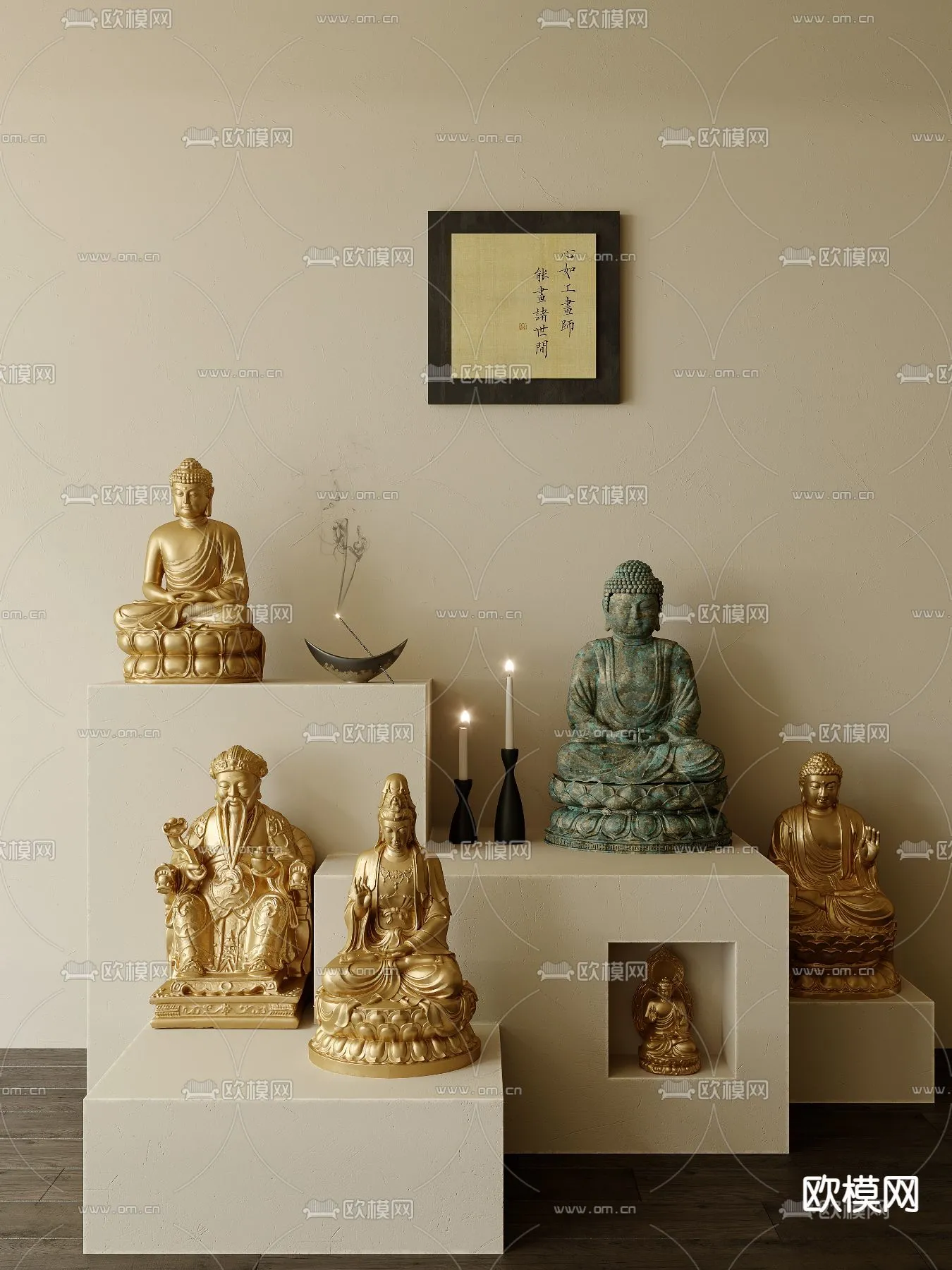 Buddha 3D Model for Decoration – Interior Design – 021 Buddha 3D Model for Decoration – Interior Design – 021