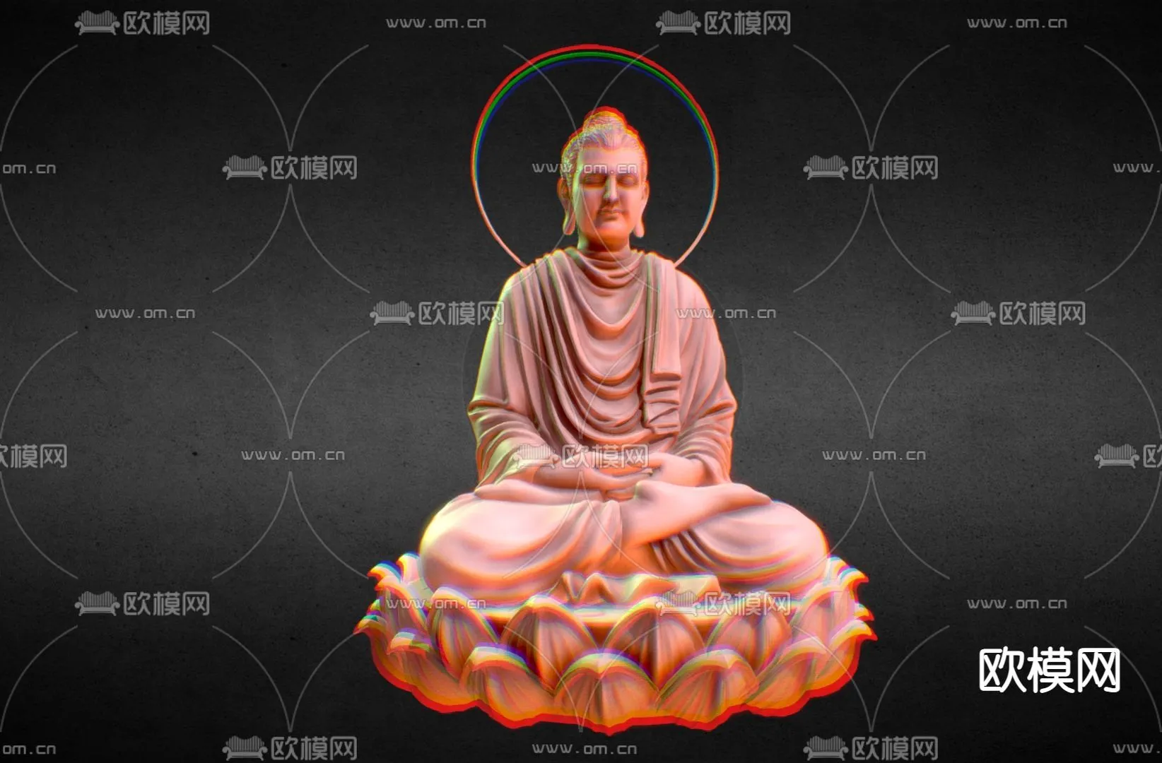 Buddha 3D Model for Decoration – Interior Design – 034 Buddha 3D Model for Decoration – Interior Design – 034