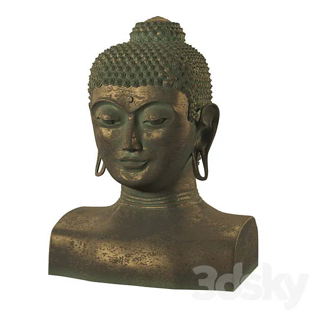 buddha head 3D Model buddha head 3D Model
