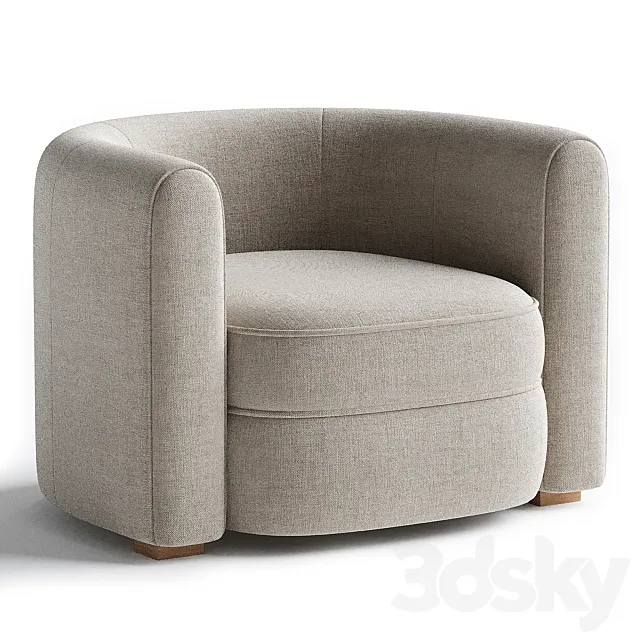 Buenos aires Armchair 3D Model Buenos aires Armchair 3D Model
