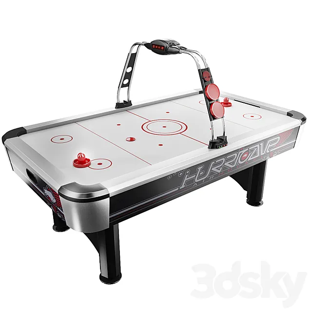 BUFFALO AIR HOCKEY 7FT HURRICANE II 3DModel