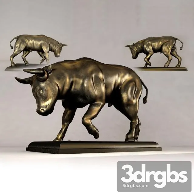 Buffalow Sculpture 3D Model Download