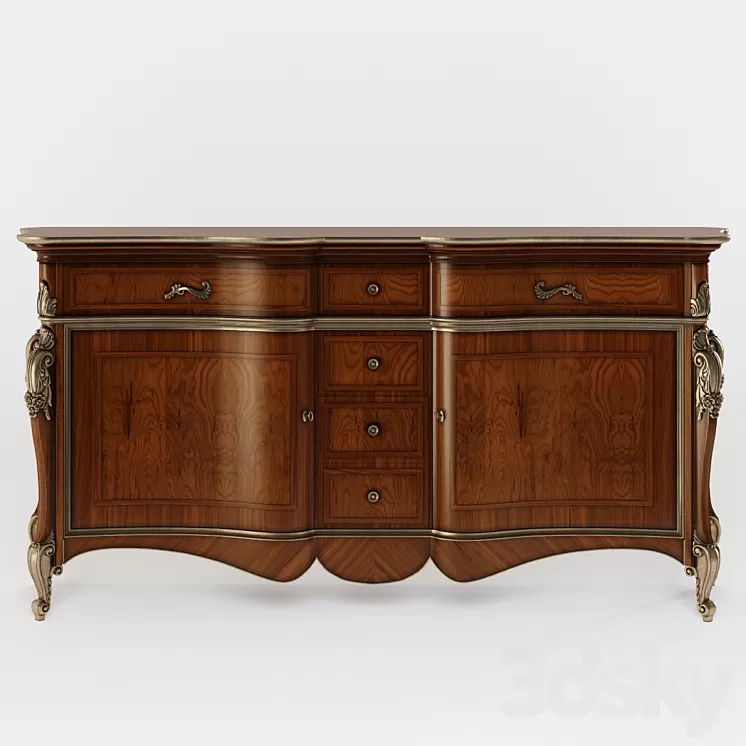 Buffet Arve Style Luigi_XXI LG-0202-F 3D Model Buffet Arve Style Luigi_XXI LG-0202-F 3D Model