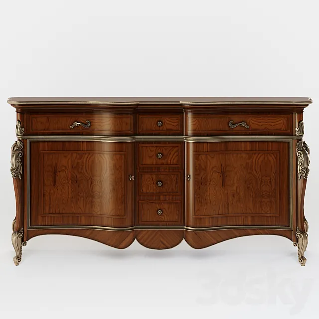 Buffet Arve Style Luigi_XXI LG-0202-F 3DModel Buffet Arve Style Luigi_XXI LG-0202-F 3DModel