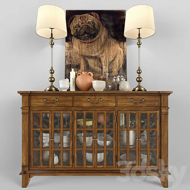 Buffet Hooker 3D Model