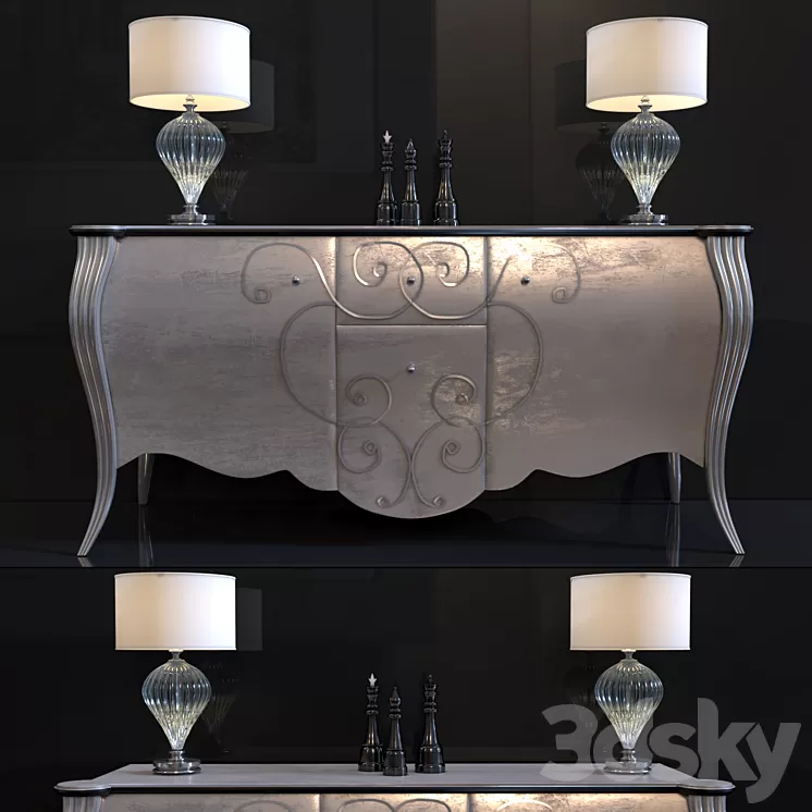 Buffet PREJUDICE DV homecollection 3D Model