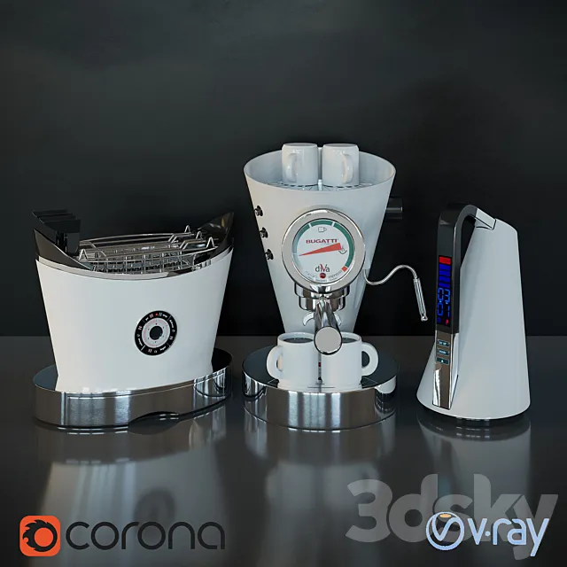 Bugatti Appliance 3D Model