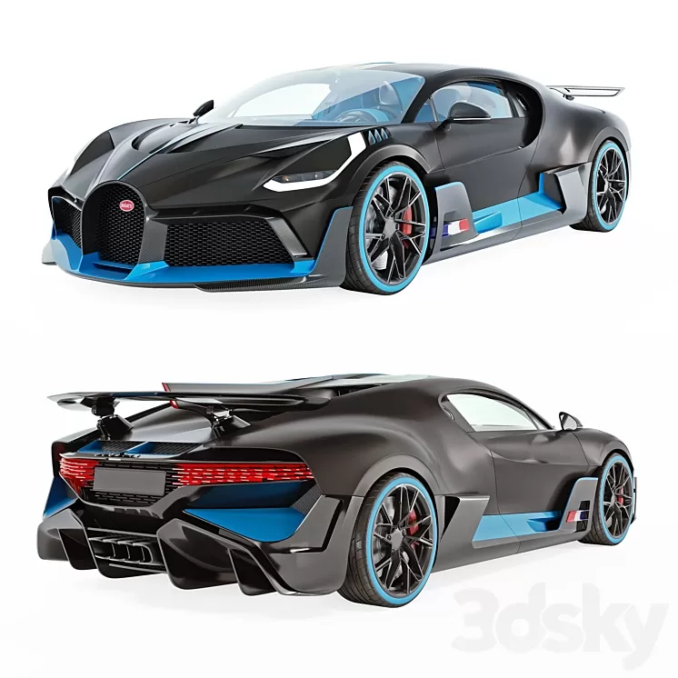 Bugatti Divo 3D Model