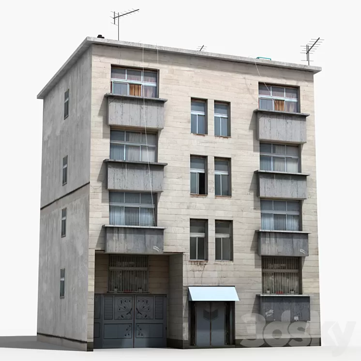 Building 04 3D Model