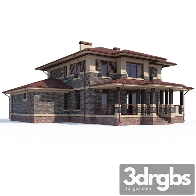 Building Abs House v82 3D Model Download
