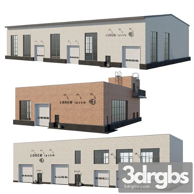 Building Car Service 3D Model Download