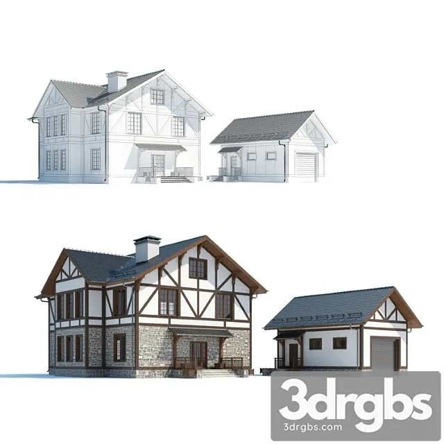 Building Cottage 2 3D Model Download