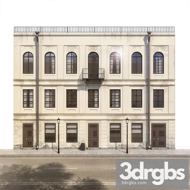 Building Facade 21 3D Model Download