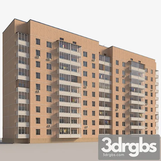 Building House Series 134 3D Model Download Building House Series 134 3D Model Download