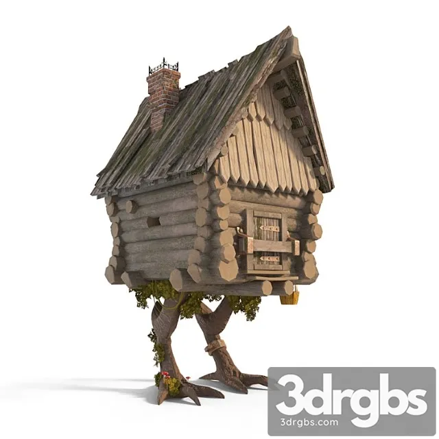 Building Hut On Chicken Legs 3D Model Download Building Hut On Chicken Legs 3D Model Download