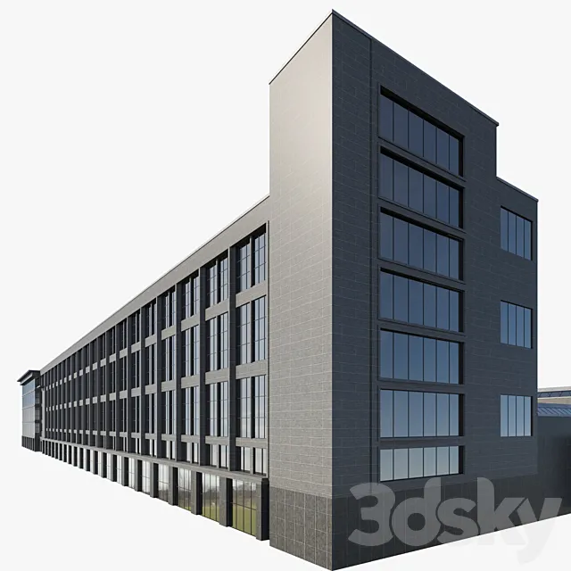 Building Moscow Avtozavodskaya 23К7 3D Model