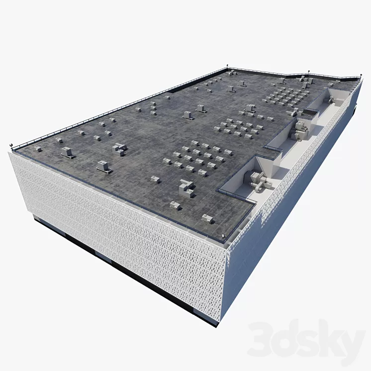 Building Moscow Avtozavodskaya street 23Ак4 3D Model