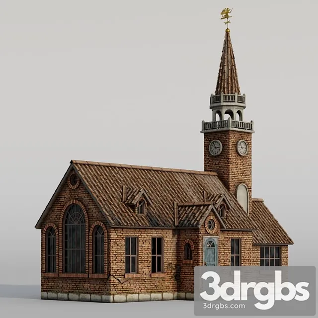 Building Old building 3D Model Download Building Old building 3D Model Download