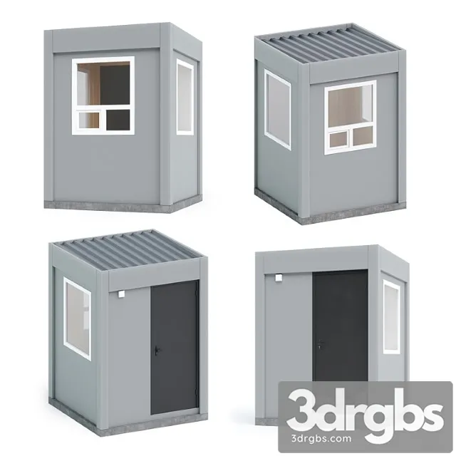 Building Security Post 3D Model Download Building Security Post 3D Model Download