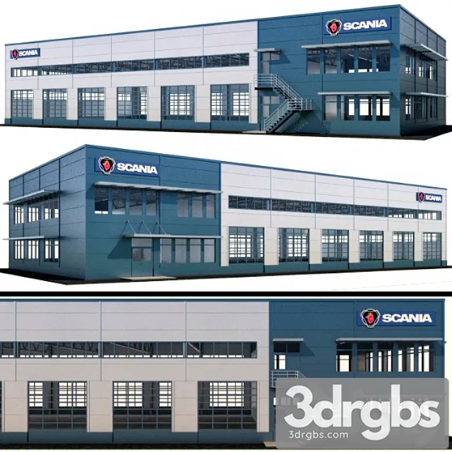 Building Service Box For Scania Trucks 3D Model Download Building Service Box For Scania Trucks 3D Model Download