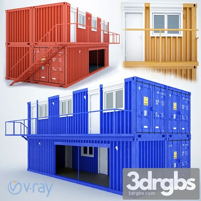Building Shipping Container Homes 3D Model Download Building Shipping Container Homes 3D Model Download