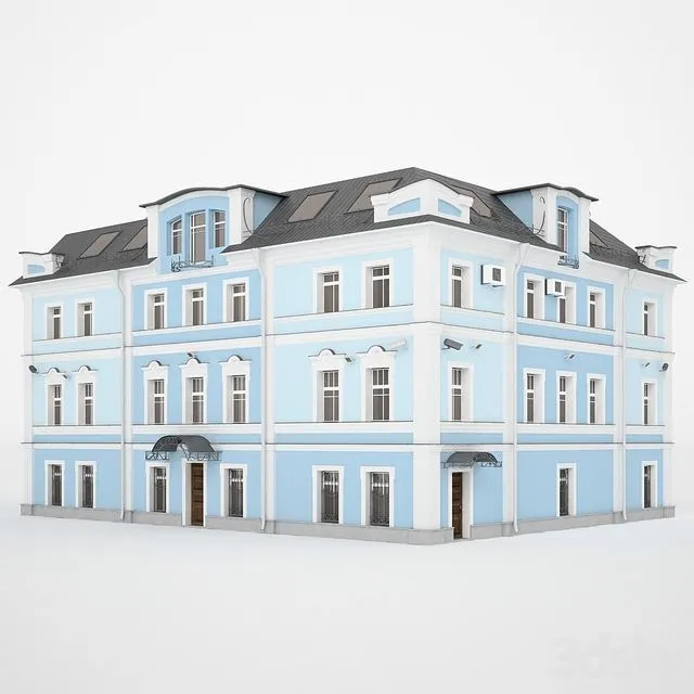 Building Street Big Glade 3D Model