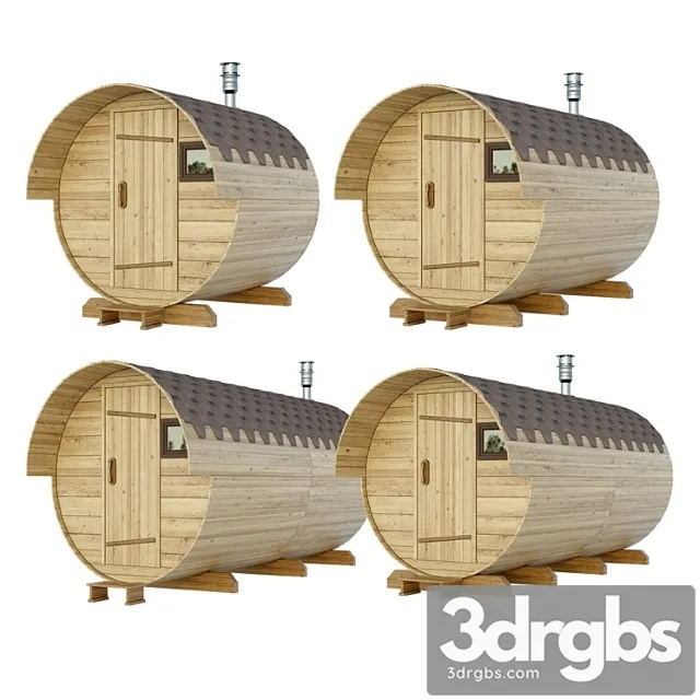 Building The Bath Is Cylindrical 3D Model Download Building The Bath Is Cylindrical 3D Model Download