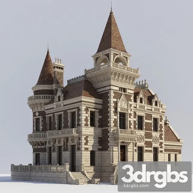 Building Villa De Argentina 3D Model Download