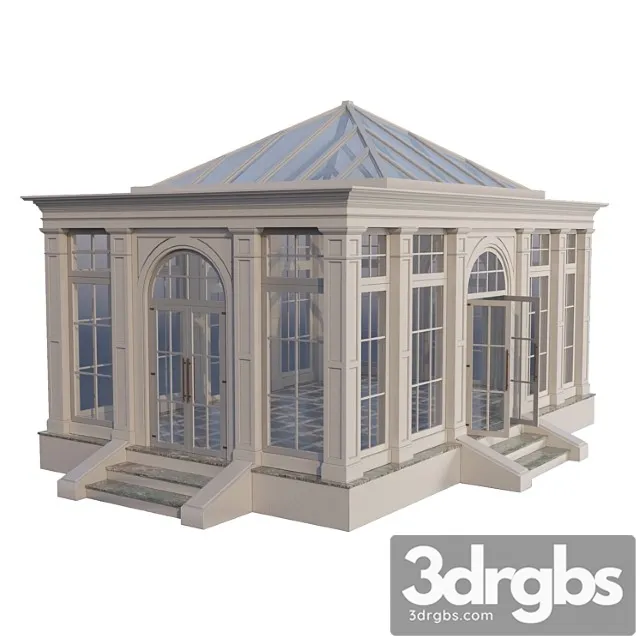 Building Winter Garden 3D Model Download