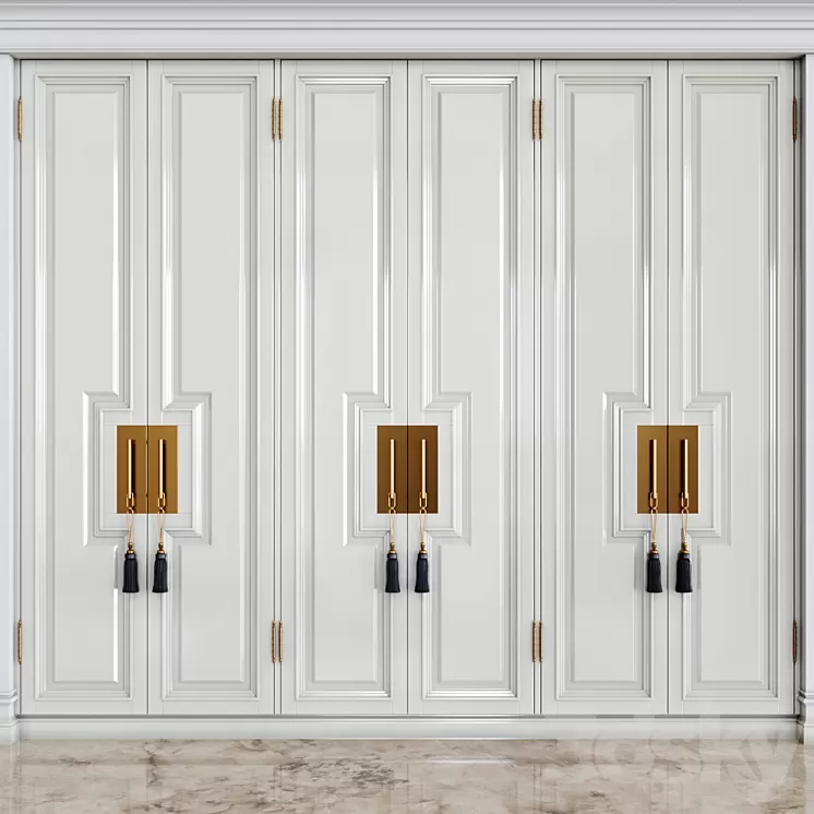 Built-in closet 02 3D Model Free Download