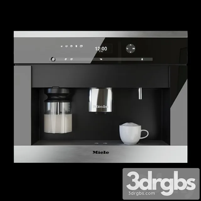 Built In Coffee Machine Mile Tsva 6401 3D Model Download