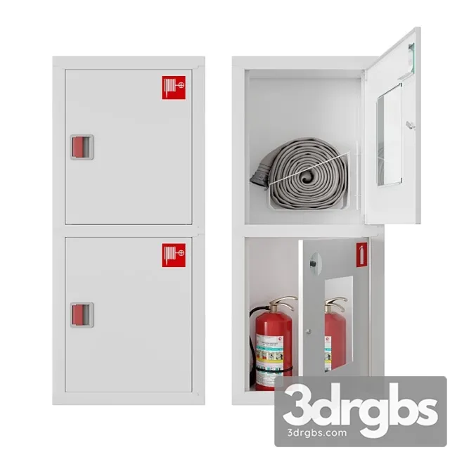 Built-in fire cabinets 3D Model Download